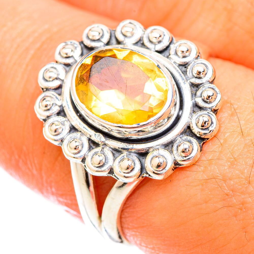 Citrine Rings handcrafted by Ana Silver Co - RING119330