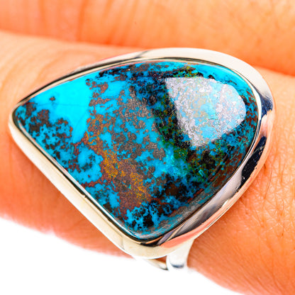 Shattuckite Rings handcrafted by Ana Silver Co - RING119347
