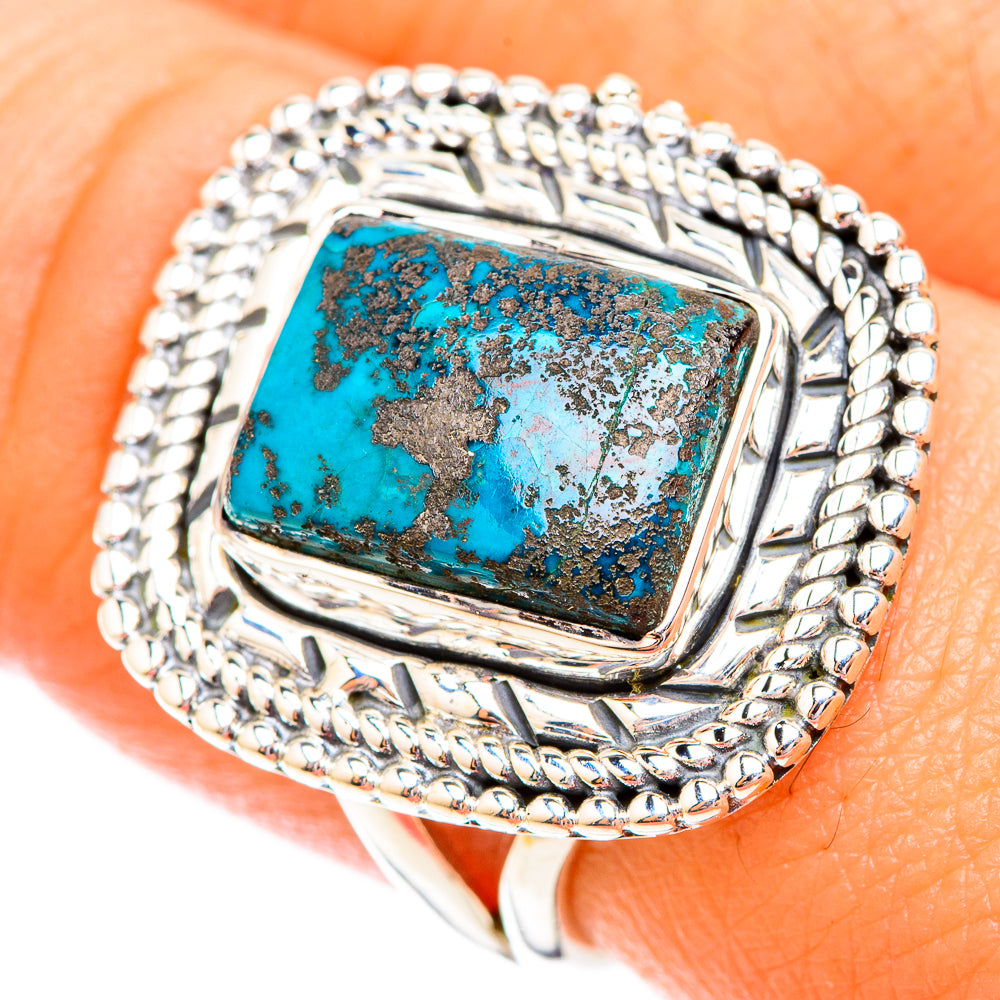 Shattuckite Rings handcrafted by Ana Silver Co - RING119348