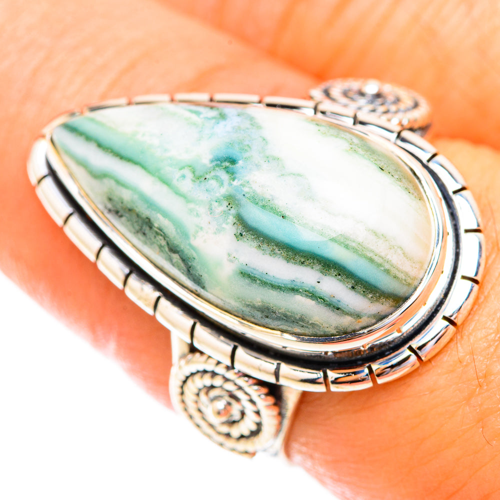 Ocean Jasper Rings handcrafted by Ana Silver Co - RING119354