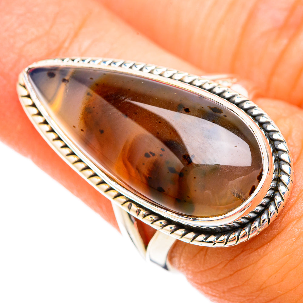 Montana Agate Rings handcrafted by Ana Silver Co - RING119357
