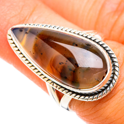 Montana Agate Rings handcrafted by Ana Silver Co - RING119357