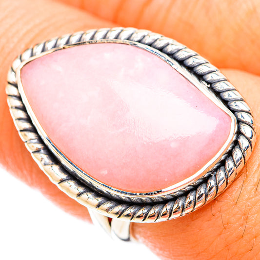 Pink Opal Rings handcrafted by Ana Silver Co - RING119362