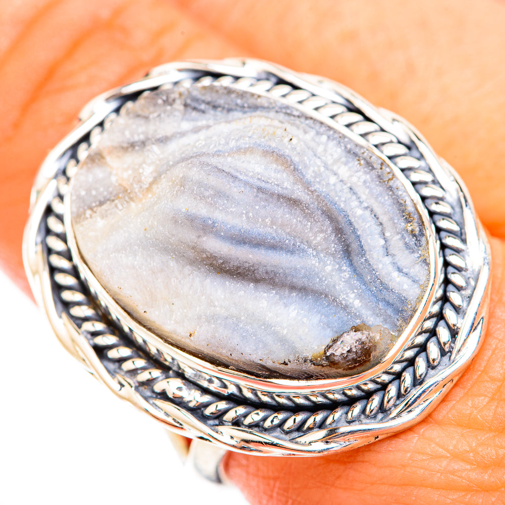 Desert Druzy Rings handcrafted by Ana Silver Co - RING119382