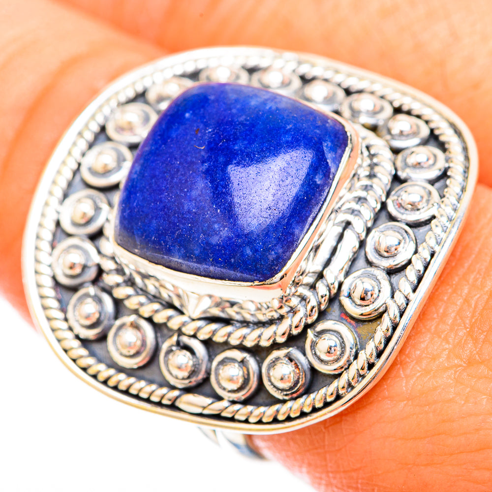 Lapis Lazuli Rings handcrafted by Ana Silver Co - RING119433