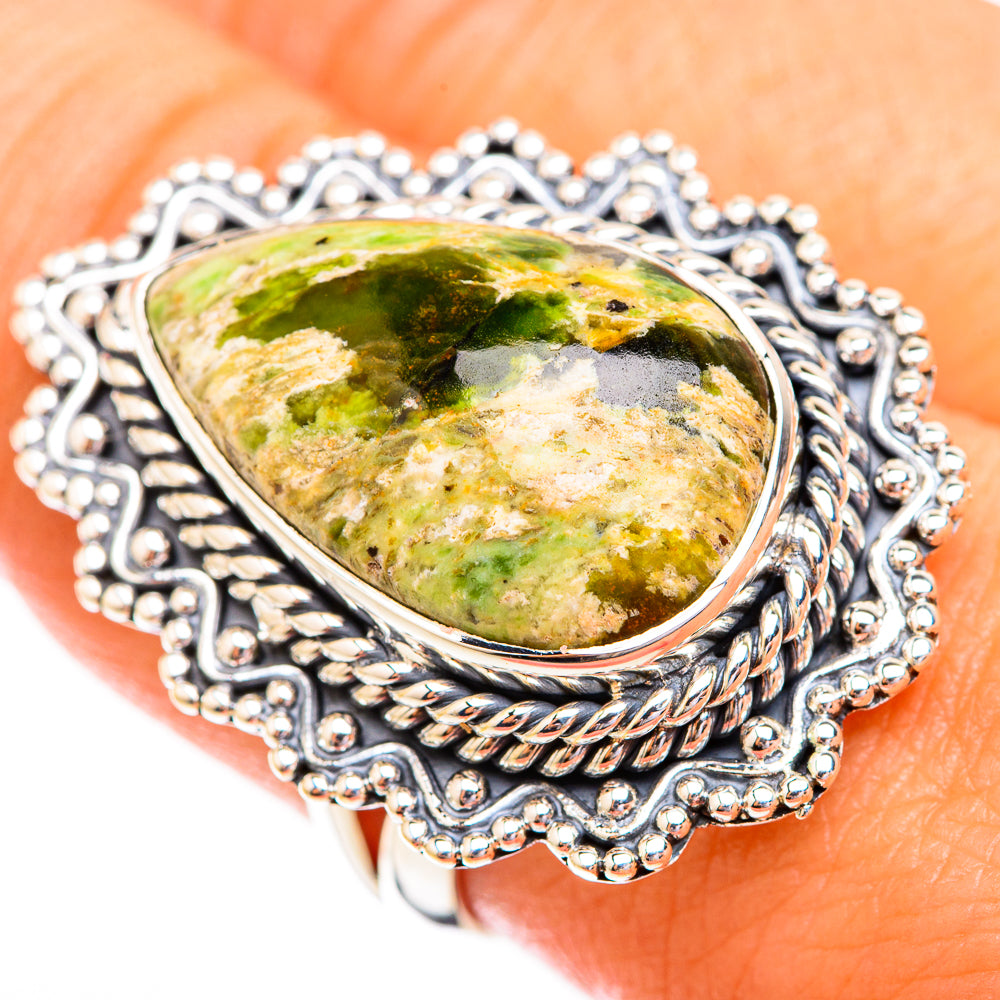 Ocean Jasper Rings handcrafted by Ana Silver Co - RING119441