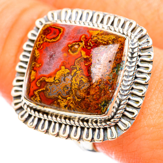 Moroccan Agate Rings handcrafted by Ana Silver Co - RING119446