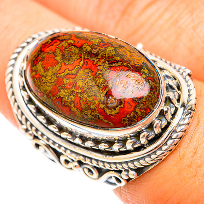 Moroccan Agate Rings handcrafted by Ana Silver Co - RING119448