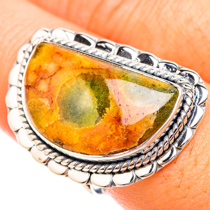 Ocean Jasper Rings handcrafted by Ana Silver Co - RING119449