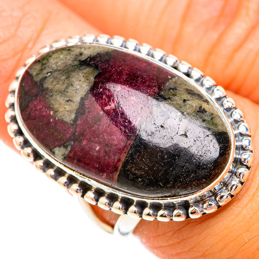 Russian Eudialyte Rings handcrafted by Ana Silver Co - RING119454
