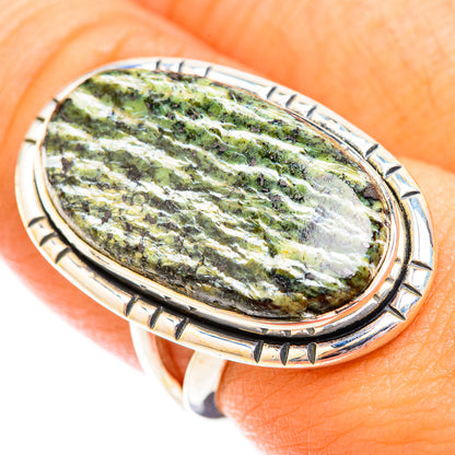 Green Swiss Opal Rings handcrafted by Ana Silver Co - RING119480
