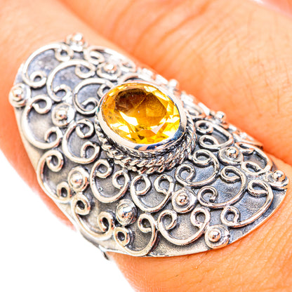 Citrine Rings handcrafted by Ana Silver Co - RING119486