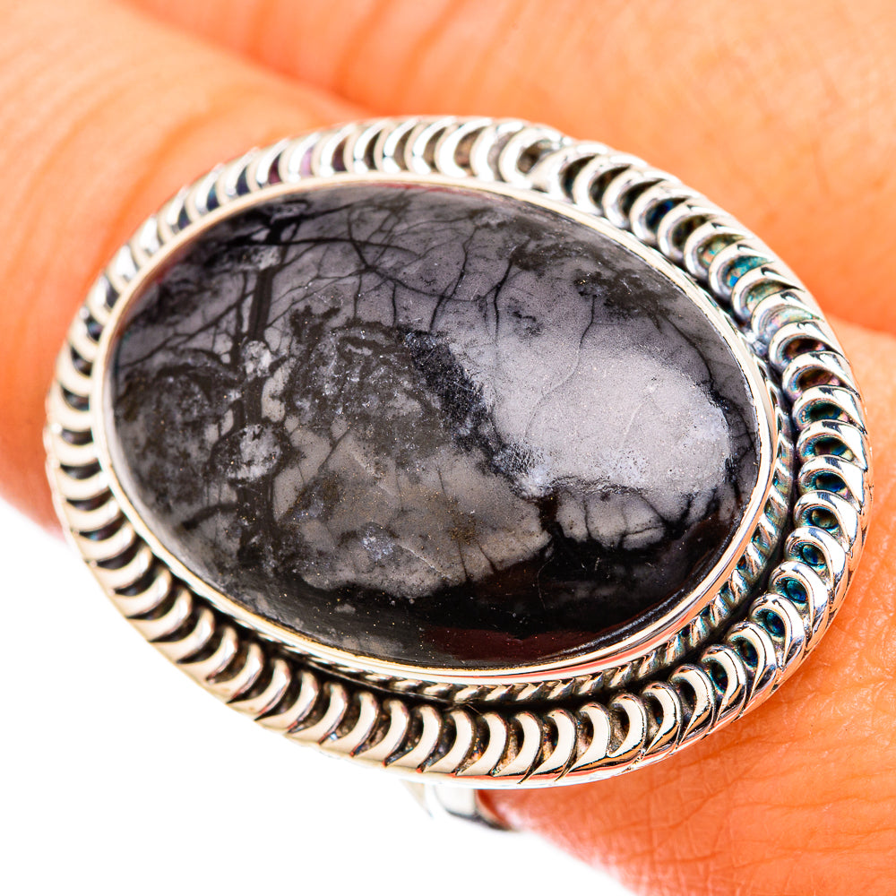 Pinolith Jasper Rings handcrafted by Ana Silver Co - RING119495