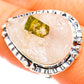 Green Tourmaline In Quartz Rings handcrafted by Ana Silver Co - RING119497