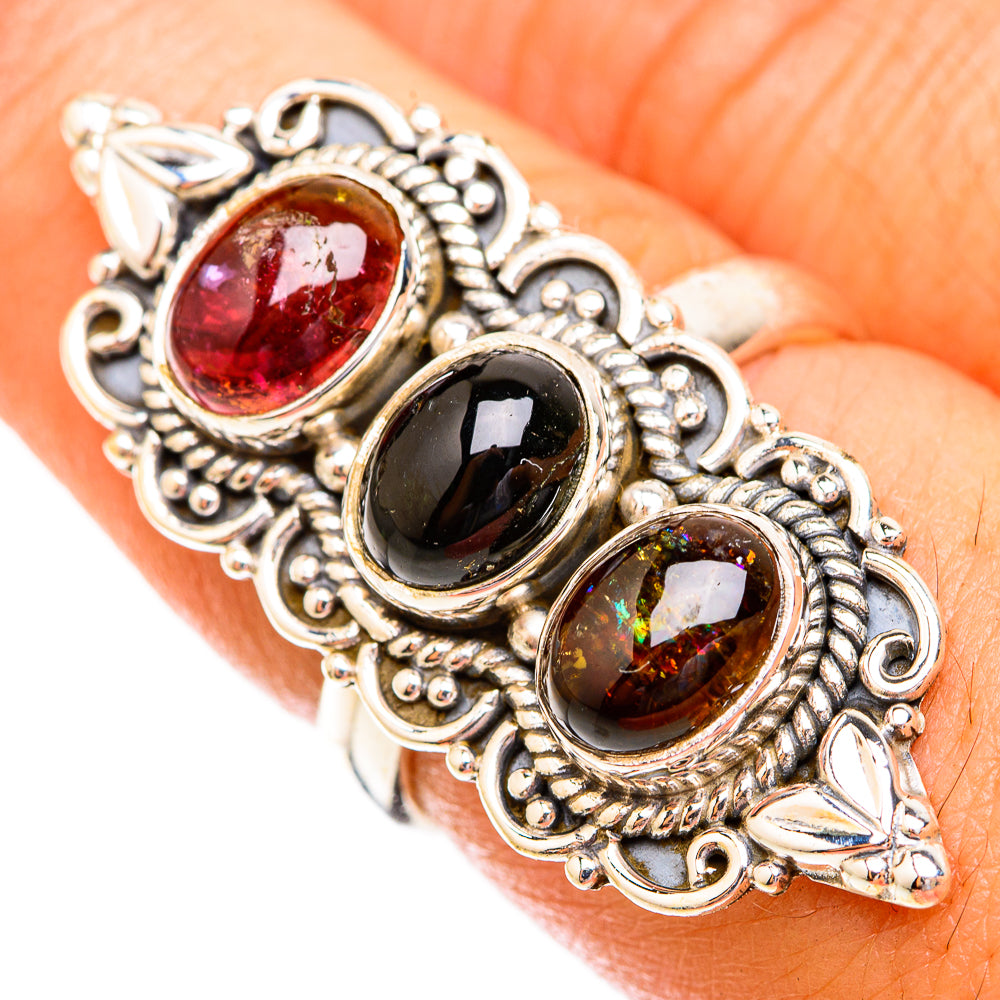 Tourmaline Rings handcrafted by Ana Silver Co - RING119504