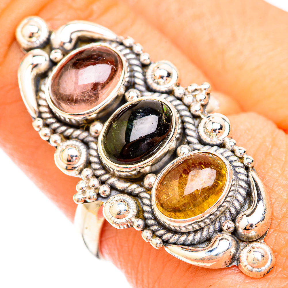 Ethiopian Opal Rings handcrafted by Ana Silver Co - RING119505