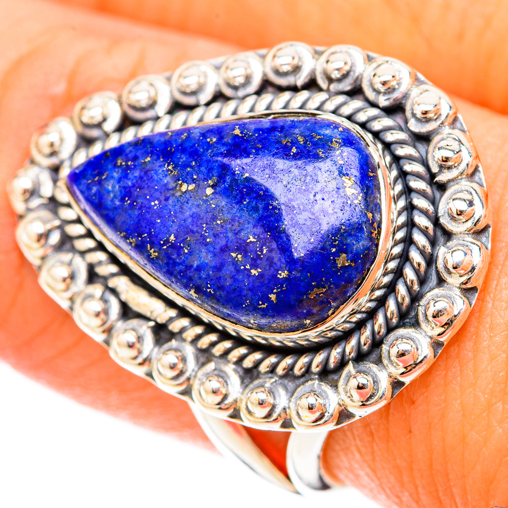 Lapis Lazuli Rings handcrafted by Ana Silver Co - RING119512