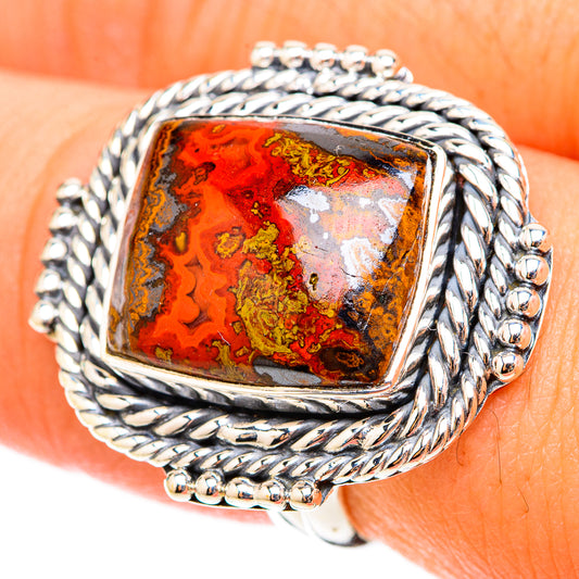 Moroccan Agate Rings handcrafted by Ana Silver Co - RING119522