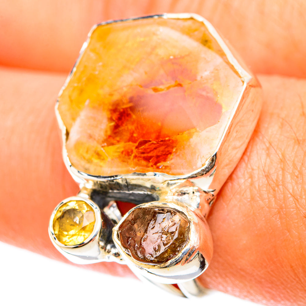 Citrine Rings handcrafted by Ana Silver Co - RING119524