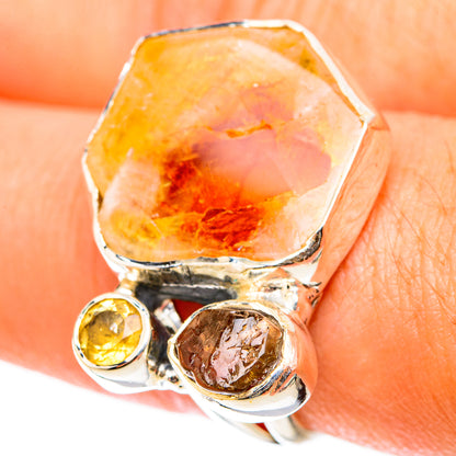 Citrine Rings handcrafted by Ana Silver Co - RING119524