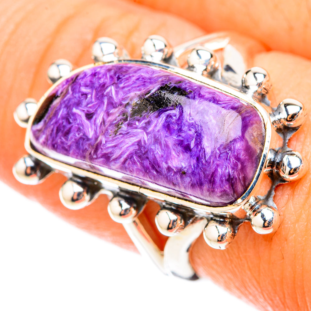 Charoite Rings handcrafted by Ana Silver Co - RING119528