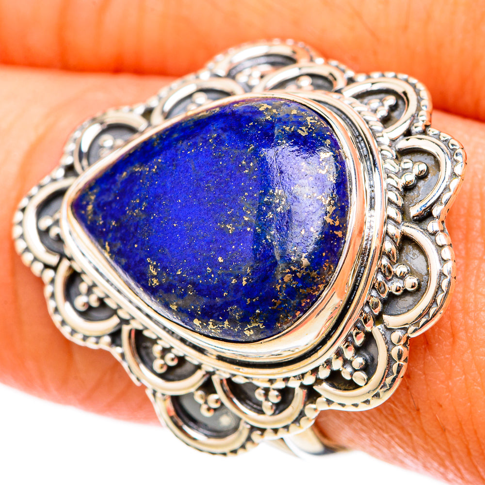 Lapis Lazuli Rings handcrafted by Ana Silver Co - RING119544