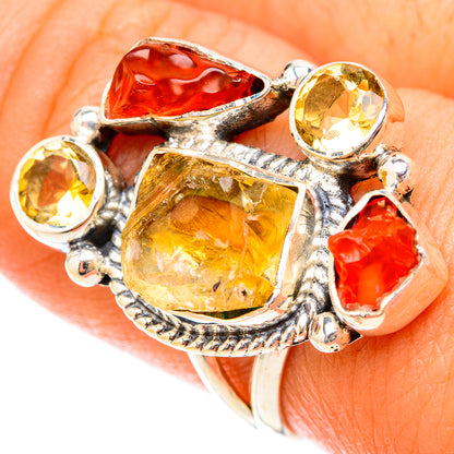 Citrine Rings handcrafted by Ana Silver Co - RING119579