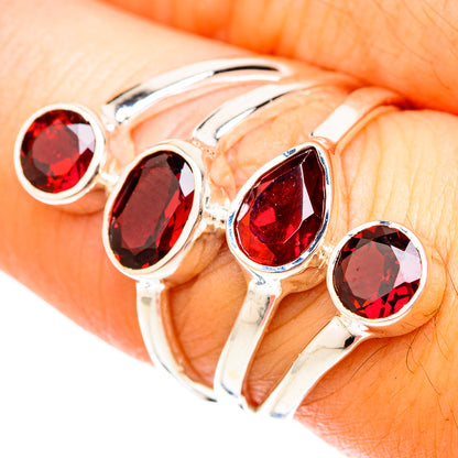 Garnet Rings handcrafted by Ana Silver Co - RING119581