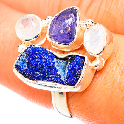 Lapis Lazuli Rings handcrafted by Ana Silver Co - RING119593