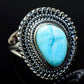 Larimar Rings handcrafted by Ana Silver Co - RING11960