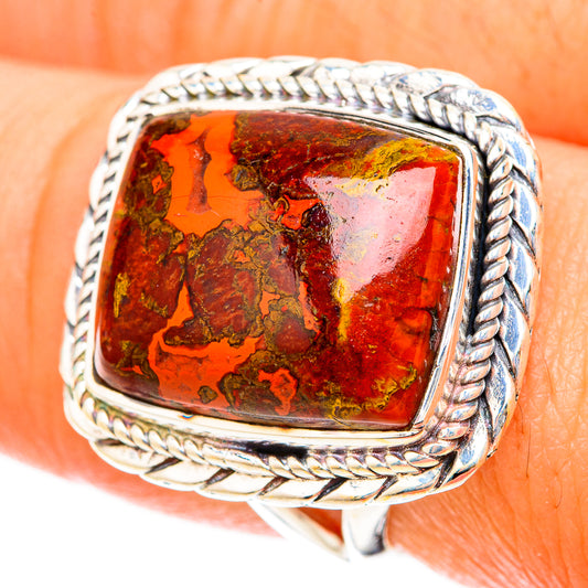 Moroccan Agate Rings handcrafted by Ana Silver Co - RING119602