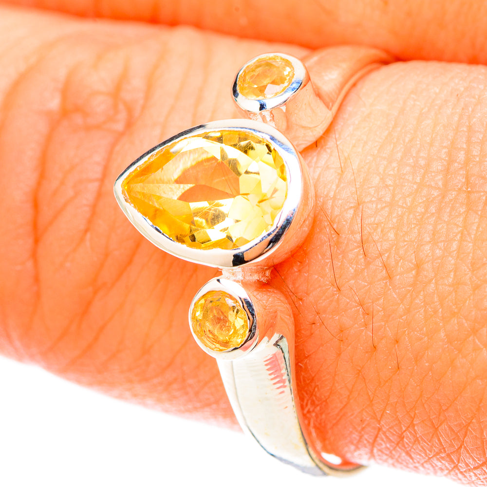 Citrine Rings handcrafted by Ana Silver Co - RING119604