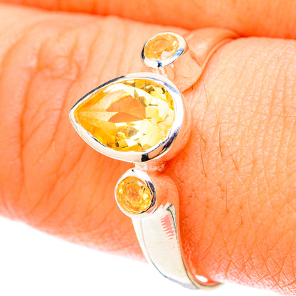 Citrine Rings handcrafted by Ana Silver Co - RING119604