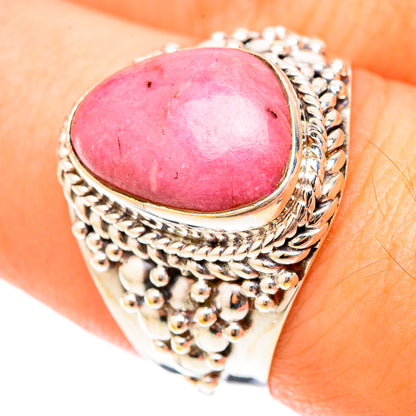 Rhodonite Rings handcrafted by Ana Silver Co - RING119605