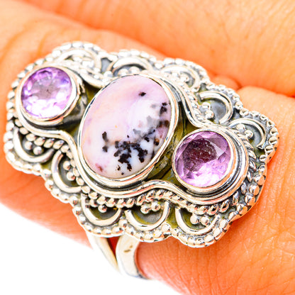 Dendritic Opal Rings handcrafted by Ana Silver Co - RING119607