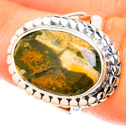 Ocean Jasper Rings handcrafted by Ana Silver Co - RING119623