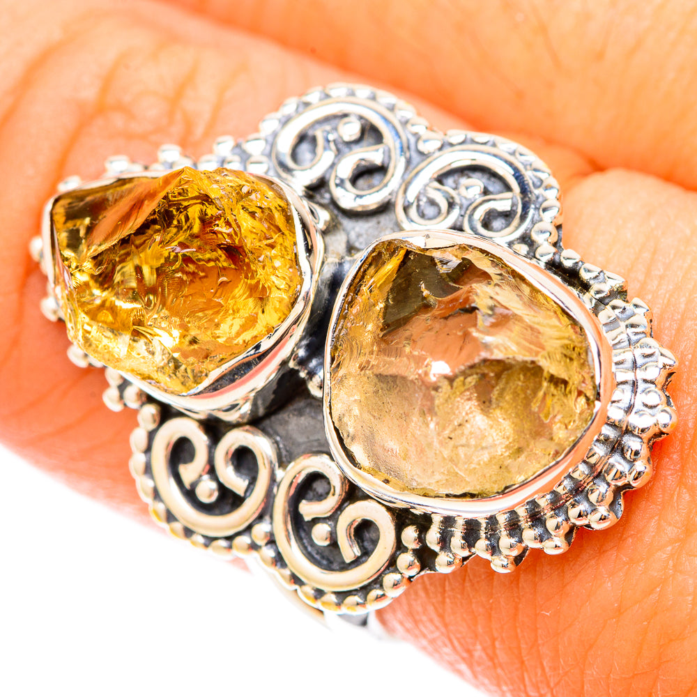 Citrine Rings handcrafted by Ana Silver Co - RING119626