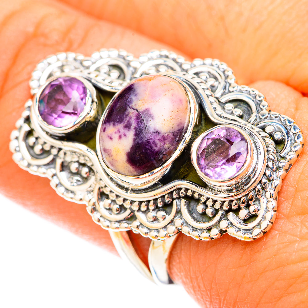 Tiffany Stone Rings handcrafted by Ana Silver Co - RING119632