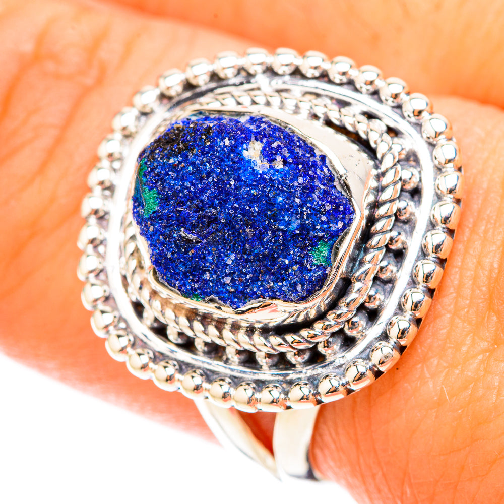 Azurite Rings handcrafted by Ana Silver Co - RING119641