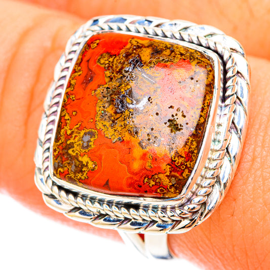 Moroccan Agate Rings handcrafted by Ana Silver Co - RING119648