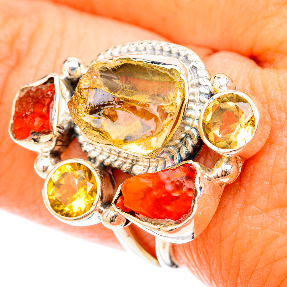 Citrine Rings handcrafted by Ana Silver Co - RING119650