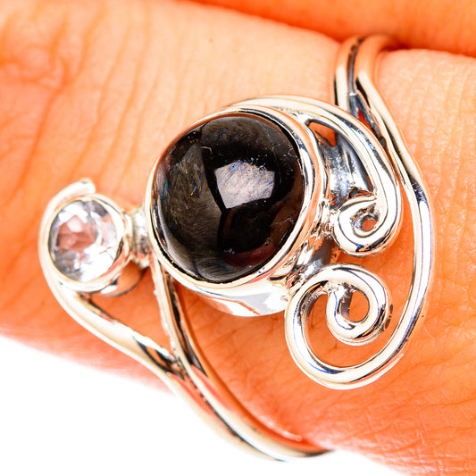 Black Onyx Rings handcrafted by Ana Silver Co - RING119682
