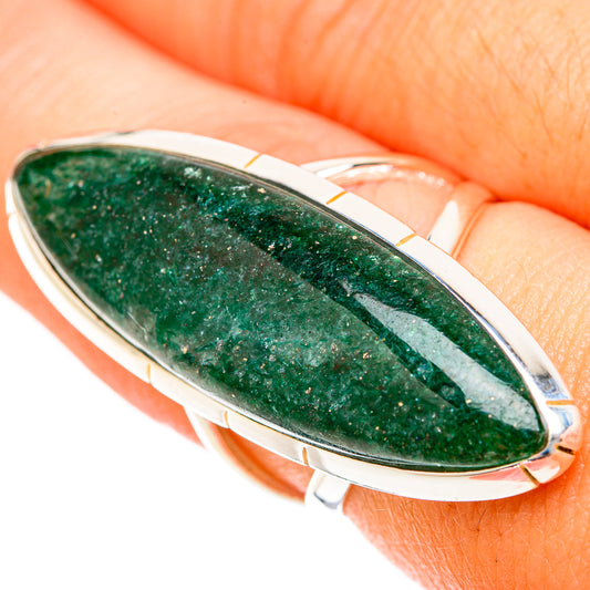 Green Aventurine Rings handcrafted by Ana Silver Co - RING119694