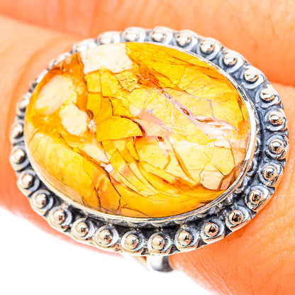 Brecciated Mookaite Rings handcrafted by Ana Silver Co - RING119707