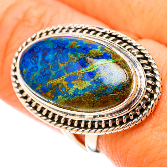 Azurite Rings handcrafted by Ana Silver Co - RING119724