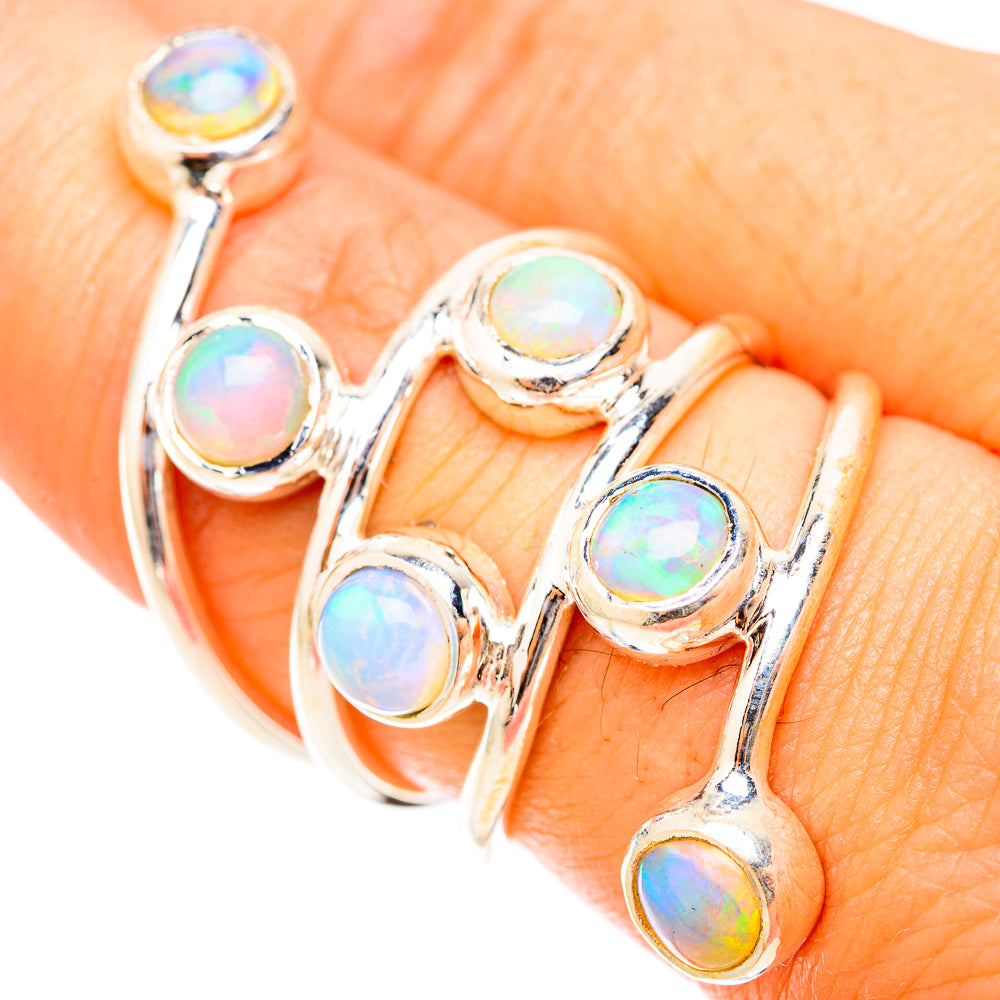 Ethiopian Opal Rings handcrafted by Ana Silver Co - RING119729