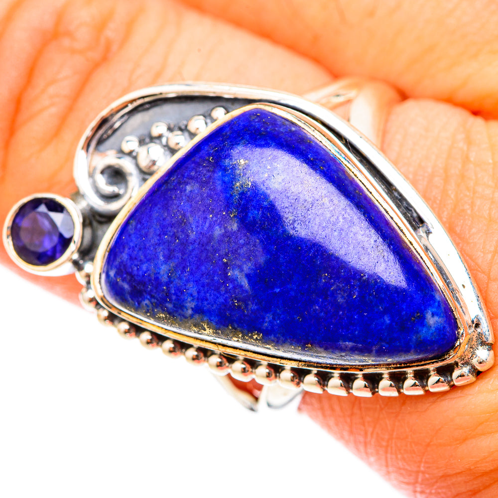 Lapis Lazuli Rings handcrafted by Ana Silver Co - RING119735