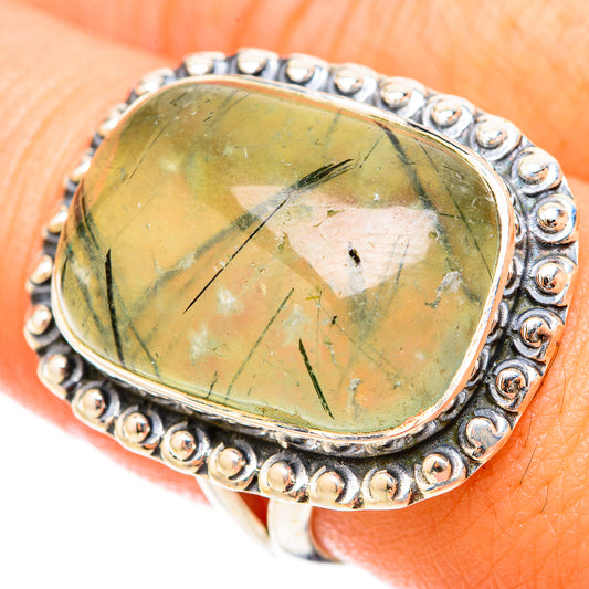 Prehnite Rings handcrafted by Ana Silver Co - RING119746
