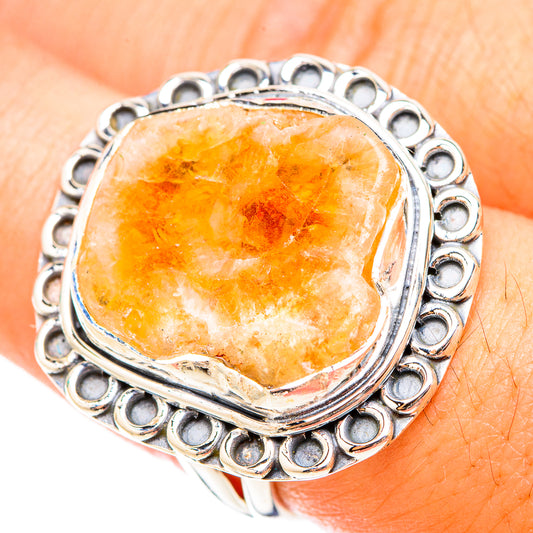 Citrine Rings handcrafted by Ana Silver Co - RING119756