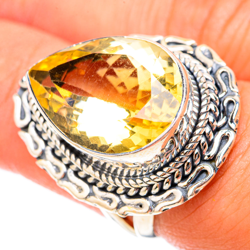 Citrine Rings handcrafted by Ana Silver Co - RING119757